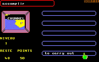 Chunnel atari screenshot